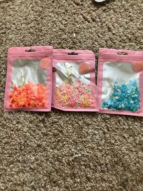 PICK ONE!! Bracelet confetti kit. (Makes 4-5 bracelets) comes with strings